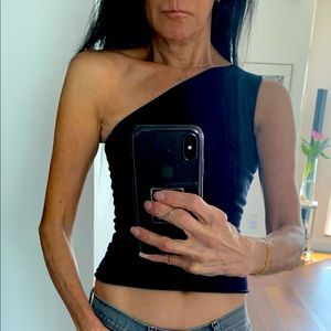 One shoulder tops